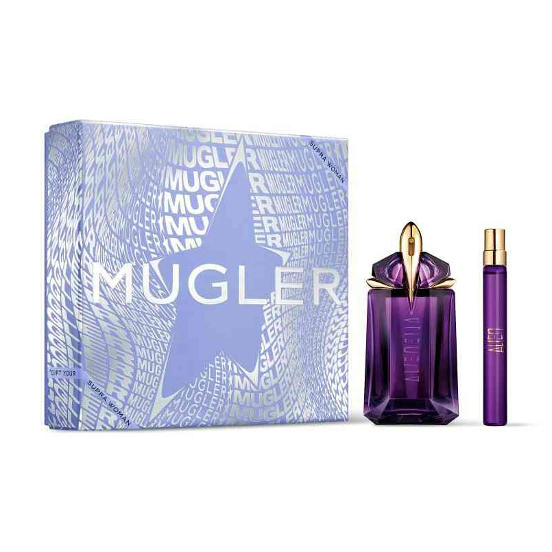 Парфумований набір жіночий Thierry Mugler Ladies Alien Gift Set (парфумована вода, 60 мл + парфумована вода, 10 мл)